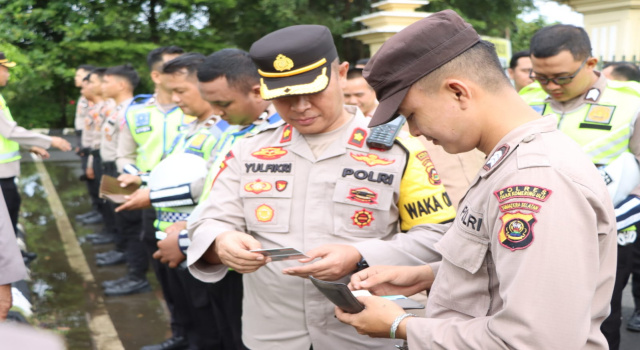 Gaktiplin Sie Propram Polres OKU Temukan Beberapa Pelanggaran&nbsp;Anggota