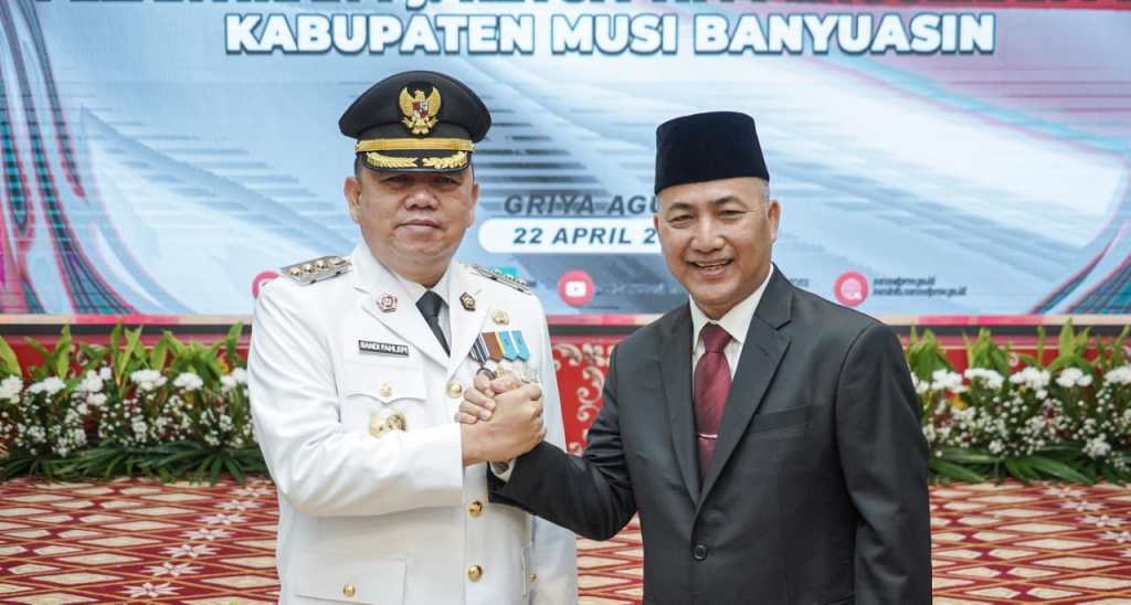 Majukan Muba, Pj Bupati Sandi Fahlevi Diperkuat Sekda&nbsp;Apriyadi