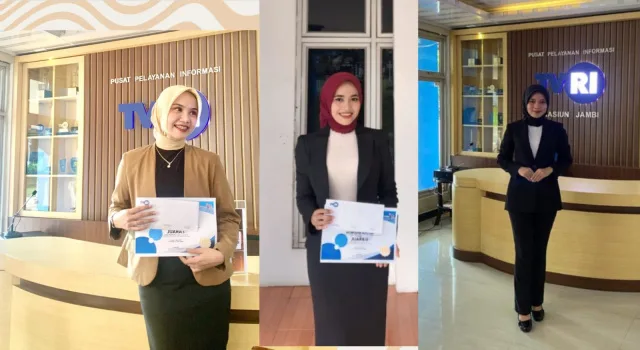Mahasiswi UNJA Borong Juara Lomba Presenter TVRI&nbsp;Jambi