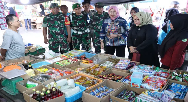 Jelang Hari Raya Idul Adha, Pemkab Muba Sidak Pemantauan Harga dan Stok Barang di Pasar&nbsp;Randik