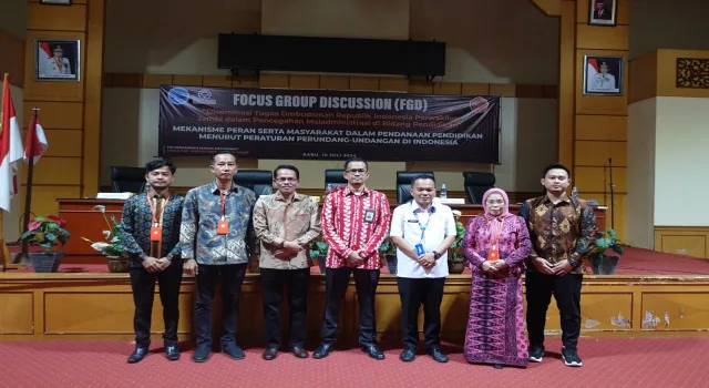 Tim Pengabdian Masyarakat FH UNJA Sosialisasikan Maladministrasi di Dunia Pendidikan Bersama Ombudsman &&nbsp;Diknas