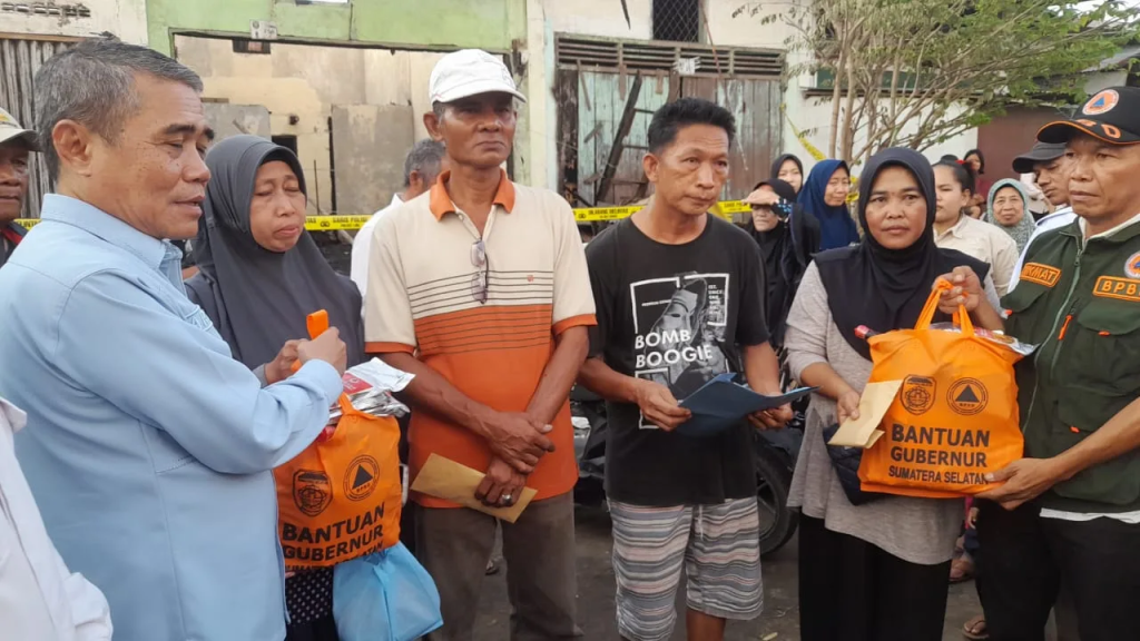 Wakil Bupati Ogan Ilir, Tinjau Lokasi&nbsp;Kebakaran