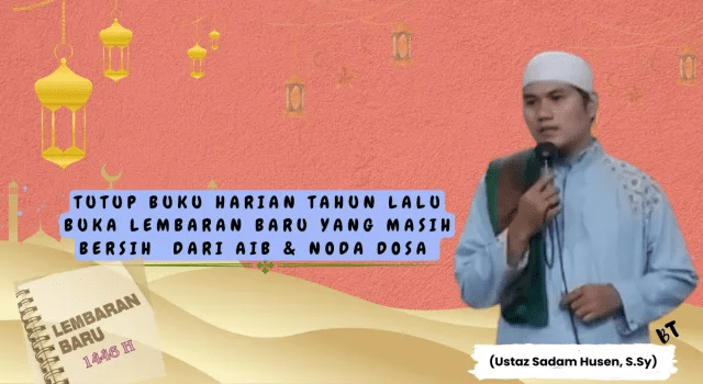 Tutup Buku Harian Tahun Lalu Buka Lembaran Baru yang Masih Bersih dari Aib dan Noda&nbsp;Dosa