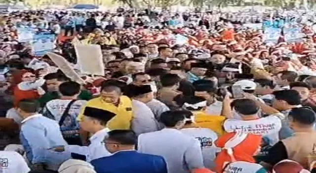 Lautan Manusia Penuhi Stabel Berkuda pada Deklarasi LUSA Hari&nbsp;Ini