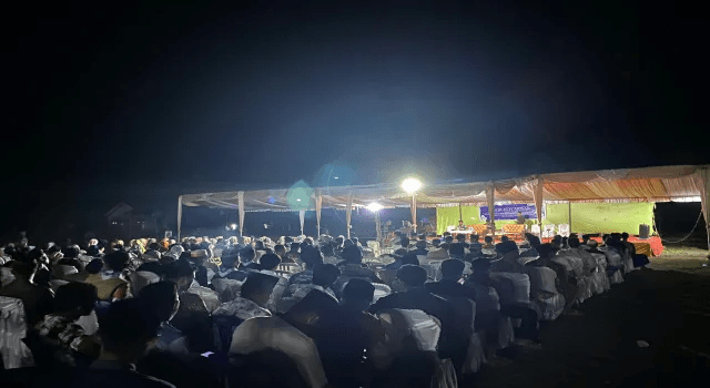 Tabligh Akbar di Desa Tabuan Asri Bersama Peserta Kartika dan&nbsp;Masyarakat